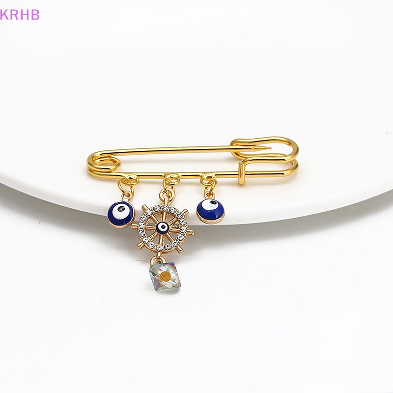 Ghim Cài Áo Hình Mắt Quỷ May Mắn Thời Trang Cho Nam Nữ Mới