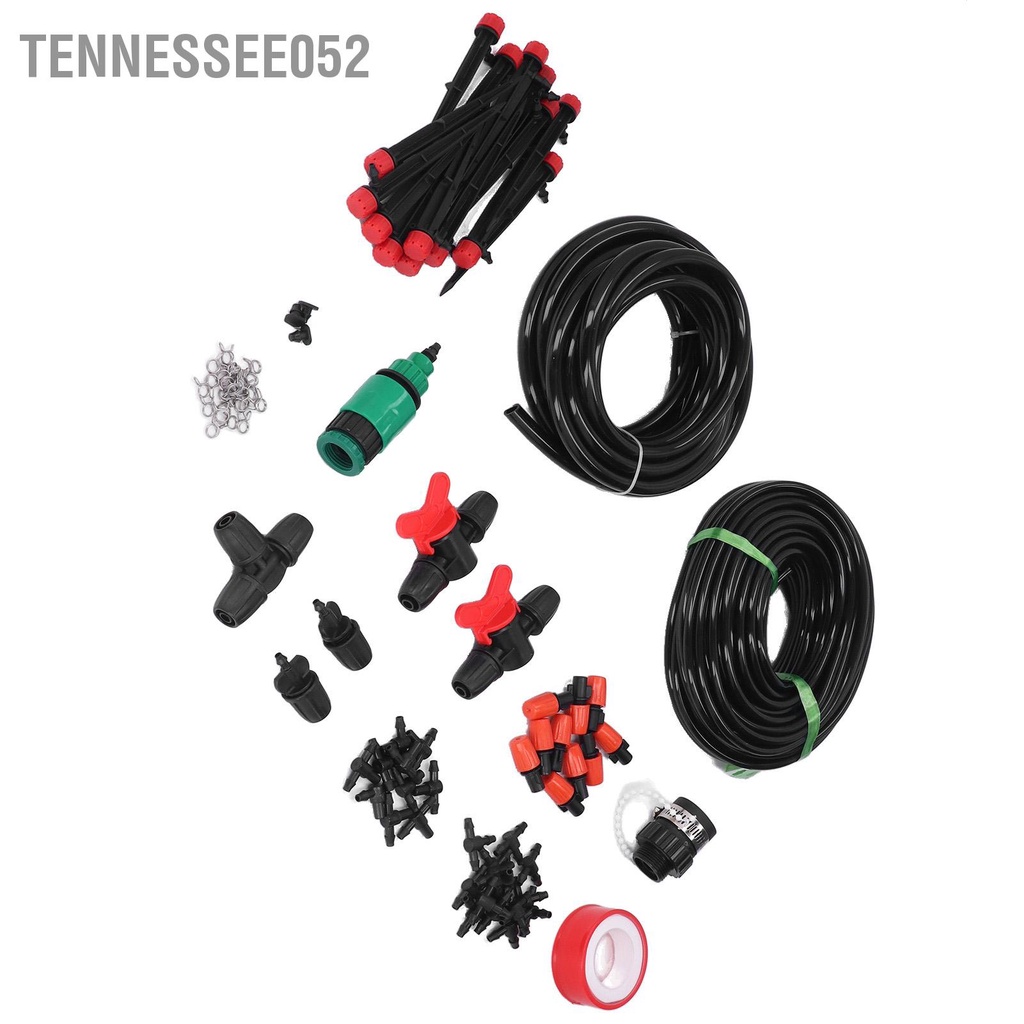 Tennessee052 Bộ tưới nhỏ giọt siêu Hệ thống phun sương trong vườn với vòi phân phối 8/12 4/7 cho bãi cỏ