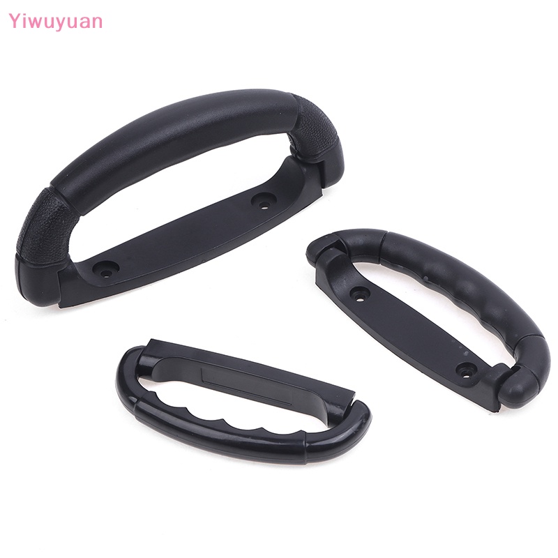 < Yiwuyuan > Núm Tay Cầm Túi Khí Vali Bằng Nhựa Màu Đen Sáng Tạo Chống Trượt Có Thể Gập Lại Thay Thế Mới