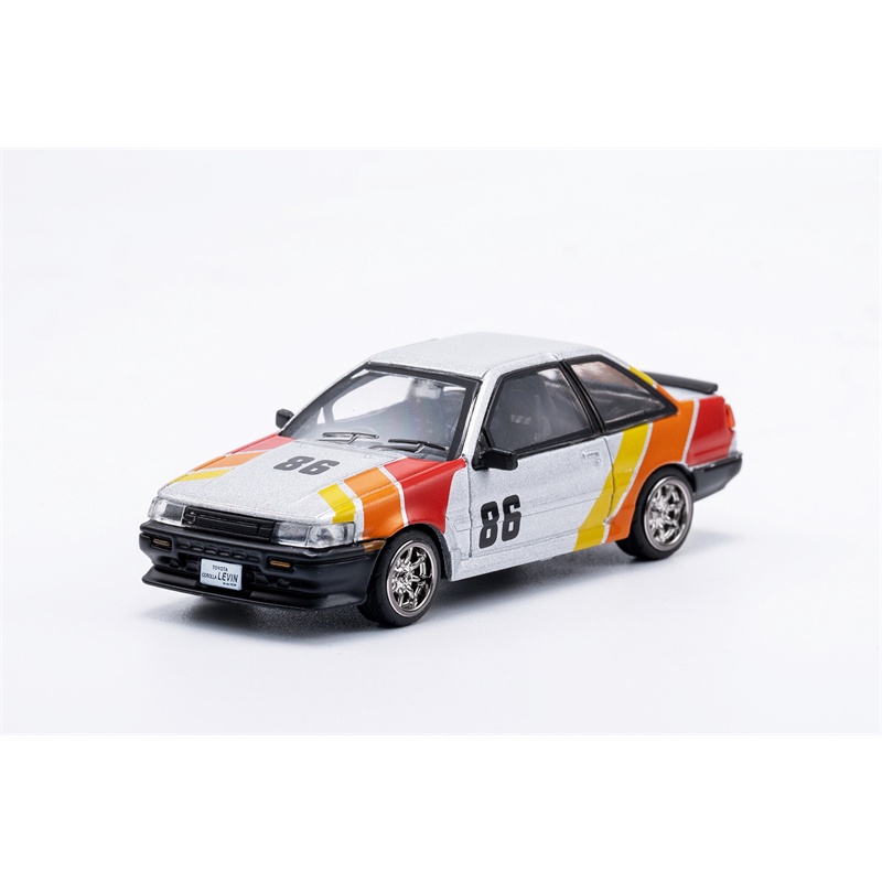 Mô Hình Xe Hơi Corolla Levin AE86 Tỉ Lệ 1 / 64