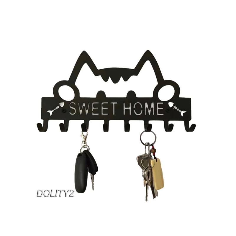 Set 2 Móc Treo Chìa Khóa Gắn Tường Trang Trí Nhà Cửa Ngọt Ngào