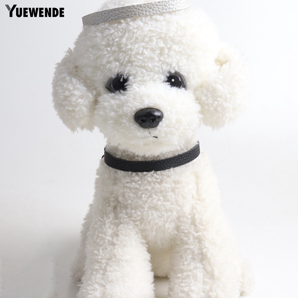 Vòng Cổ Giả Da Chống Cắn Có Thể Điều Chỉnh Gắn Chuông Cho Thú Cưng