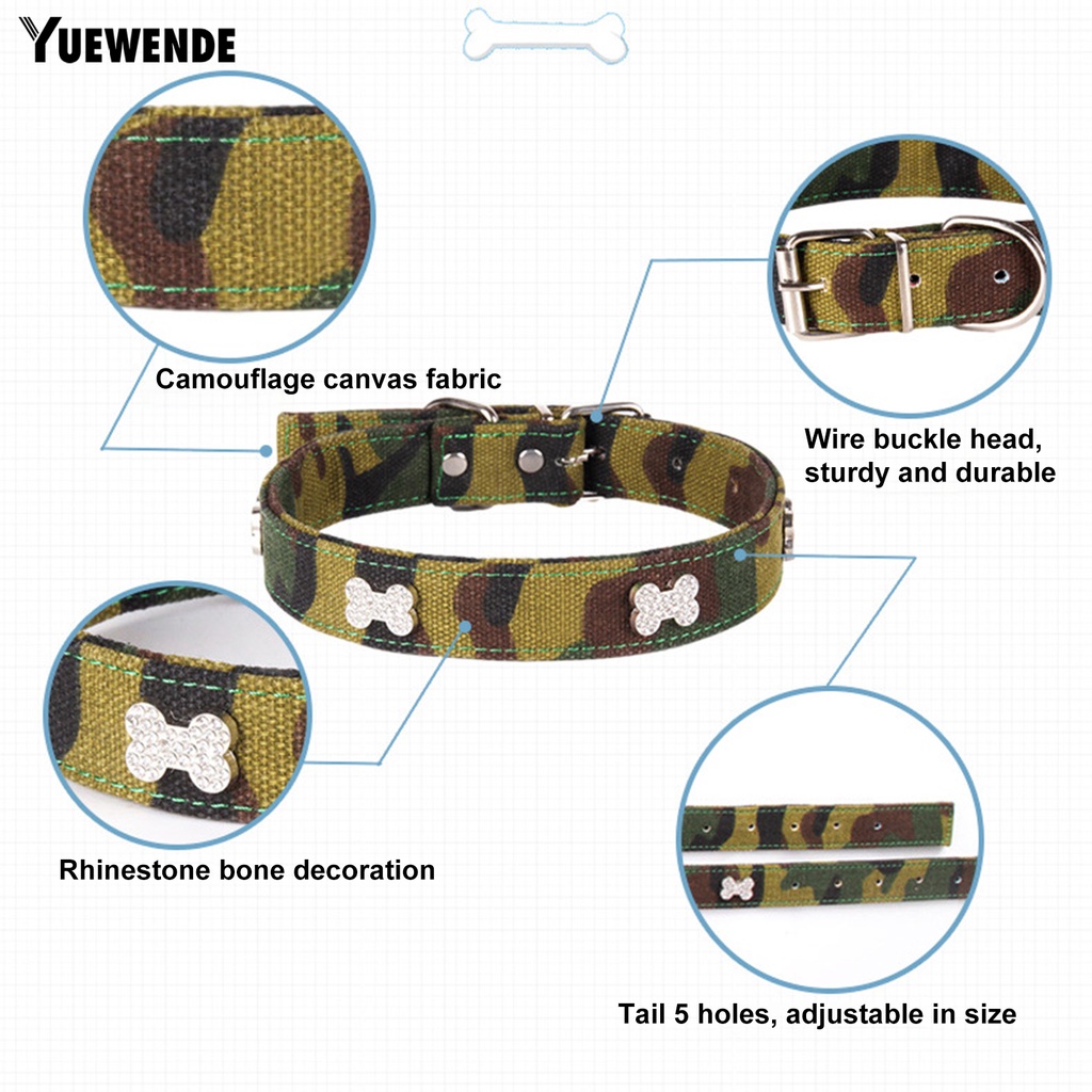 Vòng Cổ Họa Tiết Rằn Ri Đính Đá Thời Trang Cho Thú Cưng YQ.E