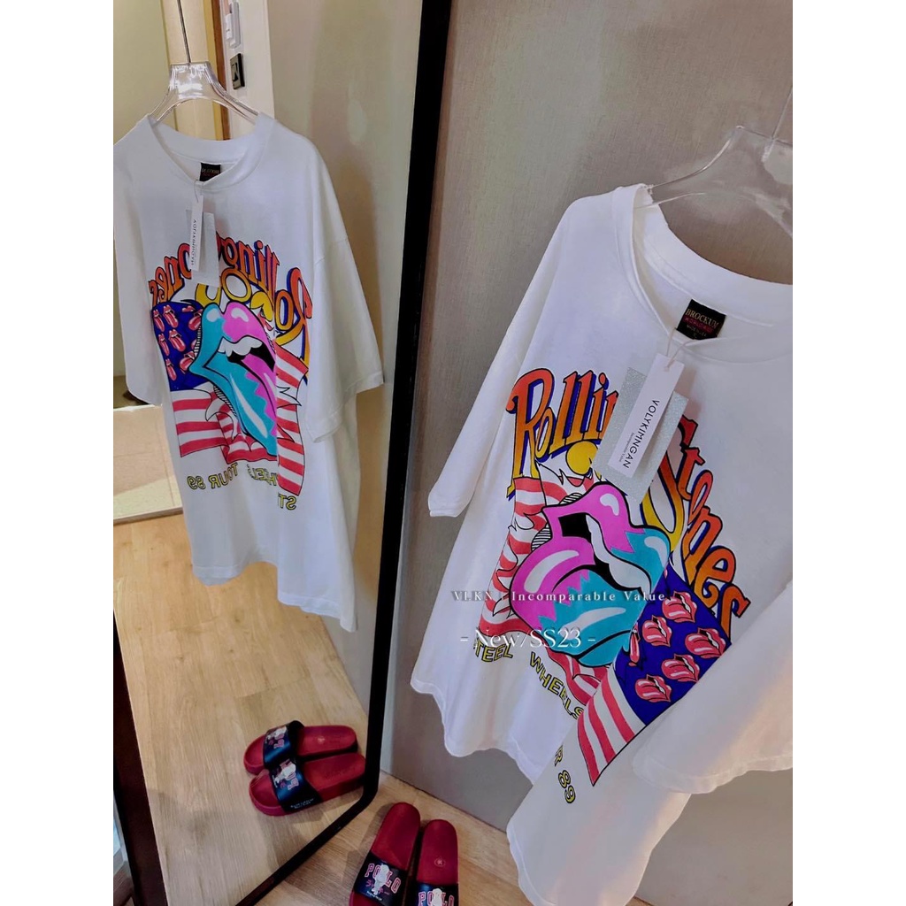 Áo thun u.k rol.ling sto.nes