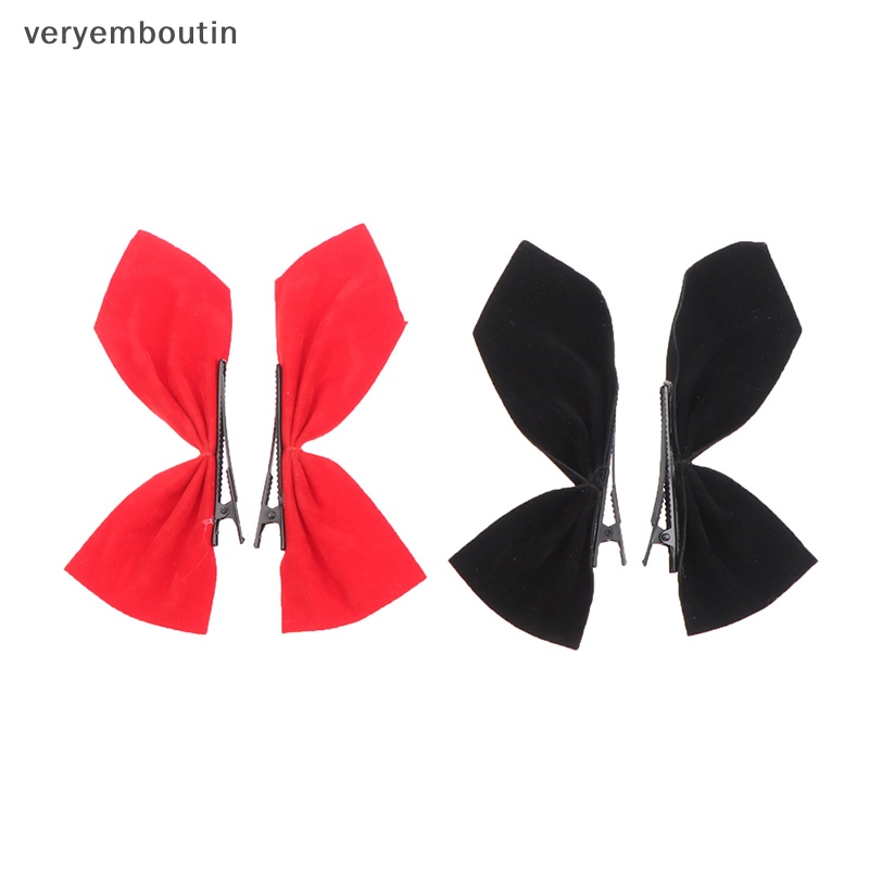 Bộ 2 Kẹp Tóc Nơ Phong Cách Vintage Thời Trang