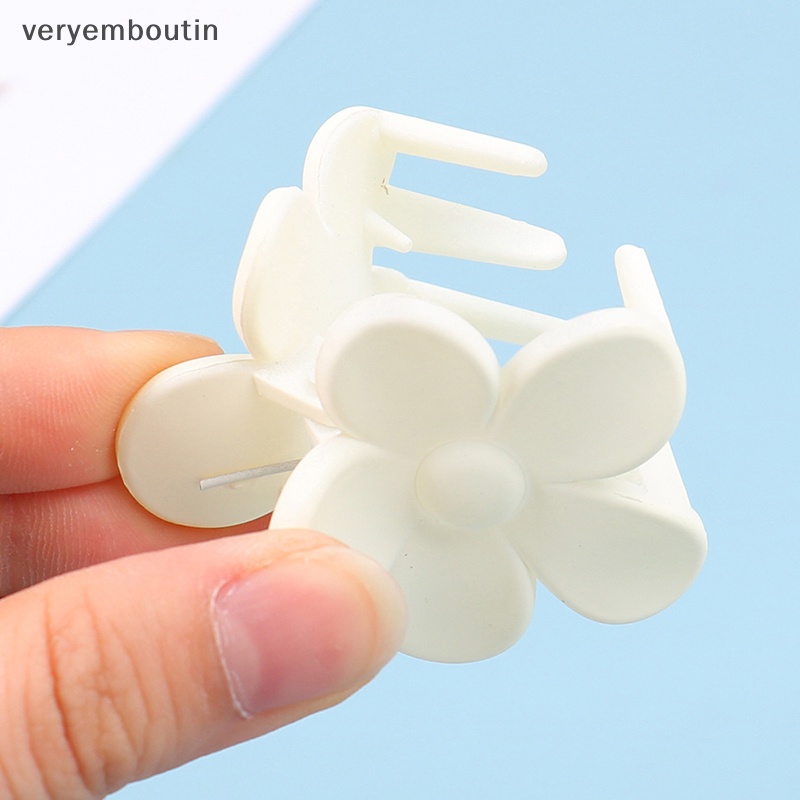 Set 3 Kẹp Tóc Càng Cua Đính Hoa Chất Lượng Cao Cho Nữ