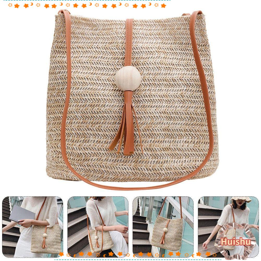 Túi Tote Đan Rơm Chất Lượng Cao Sáng Tạo Thời Trang Mùa Hè