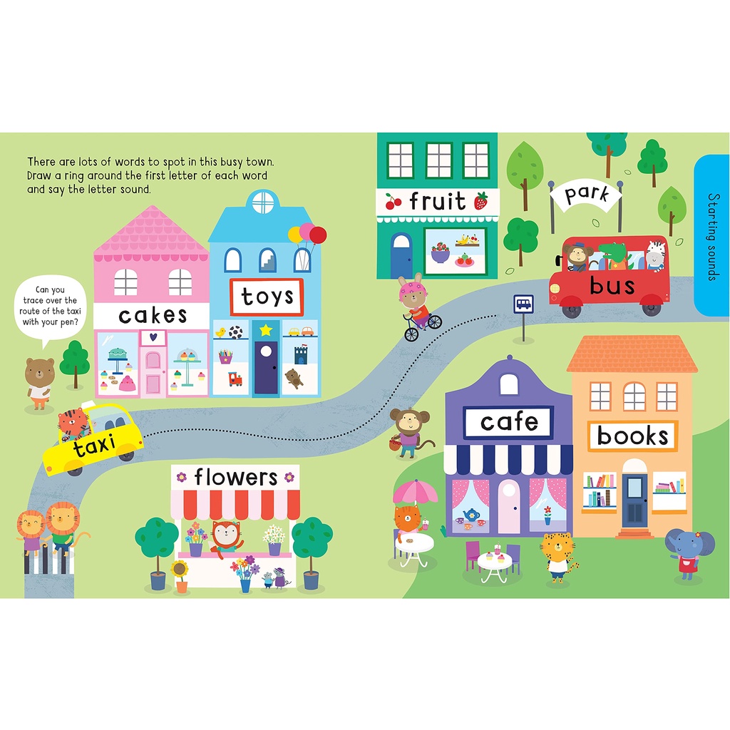 Usborne Early Years Wipe-Clean: Ready For Reading