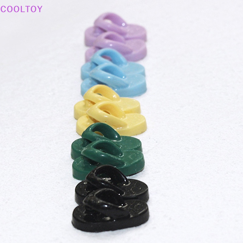 Cooltoy 1 Cặp Dép Đi Trong Nhà Mini Nhiều Màu Sắc Trang Trí Nội Thất Nhà Búp Bê Bán Chạy