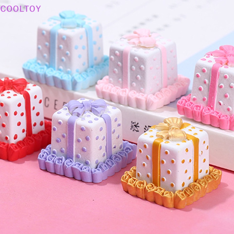 Cooltoy Mô Hình Bánh Kem mini Tỉ Lệ 1: 12 Trang Trí Nhà Búp Bê