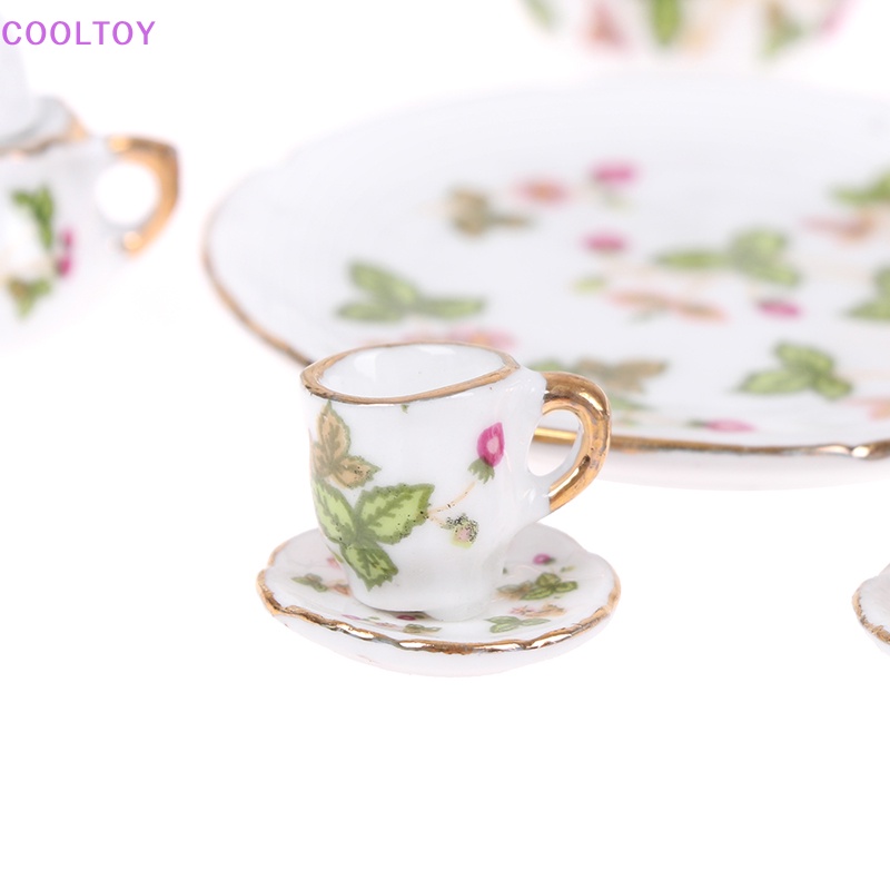 Bộ 8 Tách Uống Trà Đồ Chơi Búp Bê Cỡ 1 / 12