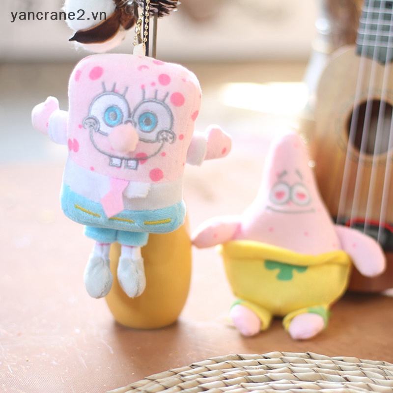 Búp Bê Nhồi Bông Đồ Chơi Mềm Mại Hình Spongebob Patrick Patrick Ngôi Sao Treo Ba Lô / Móc Khóa Trang Trí Xe Hơi {yancrane2.vn} Làm Quà Tặng Trẻ Em {Yanc