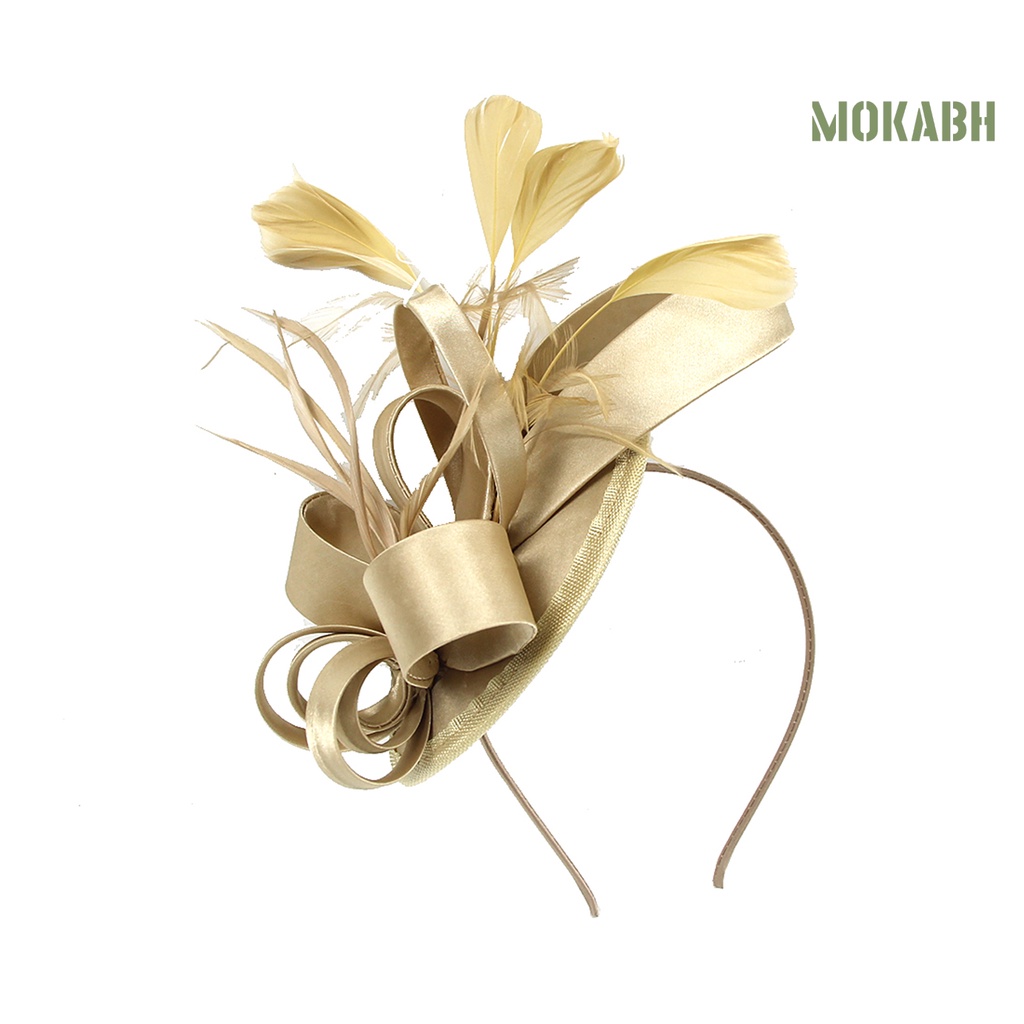 Kẹp Tóc Lông Vũ Bằng Lụa Nhiều Màu Sắc Phong Cách Retro Dành Cho Cô Dâu