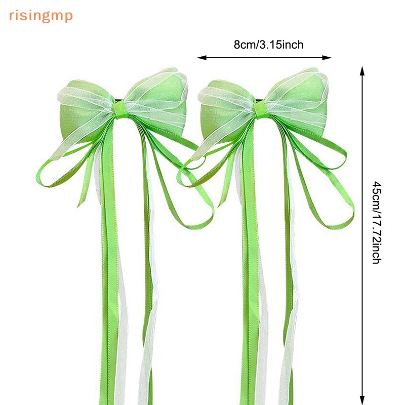 Bộ 2 Kẹp Tóc Đính Nơ Phong Cách Trung Hoa Cổ Điển Cho Bé Gái