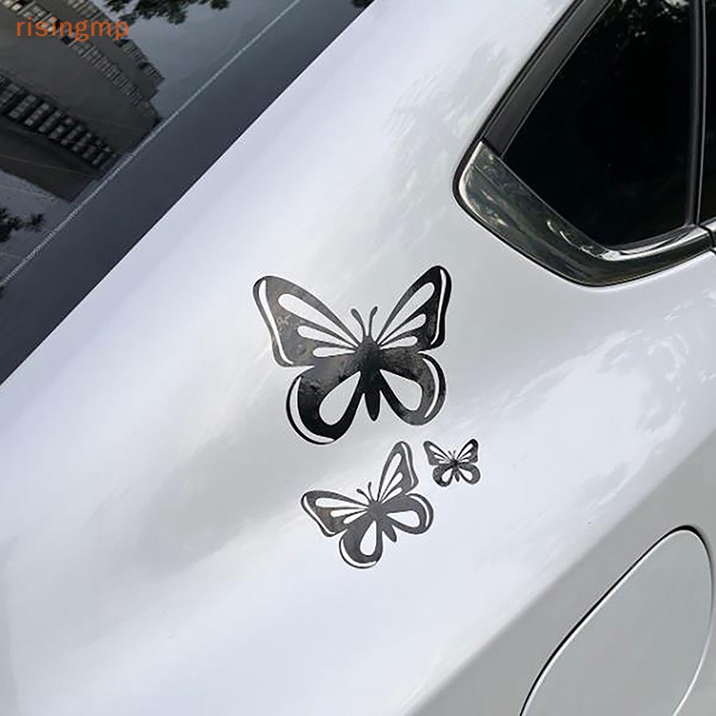 Miếng Dán Trang Trí Xe Hơi / Xe Máy Hình Bướm Bằng Vinyl