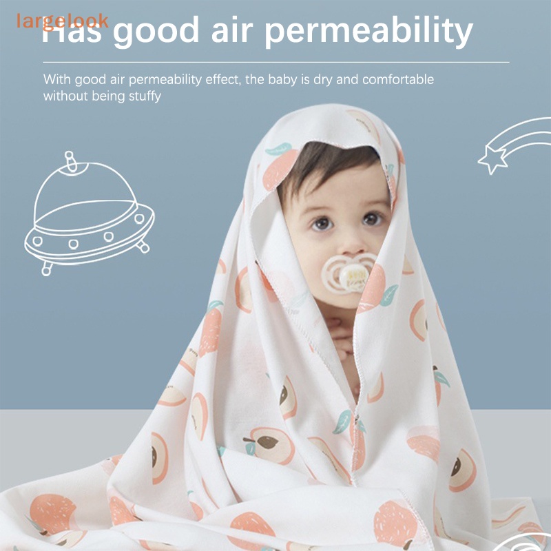 Chăn Quấn 83x83cm Bằng Cotton Nguyên Chất In Họa Tiết Dễ Thương Cho Bé Sơ Sinh