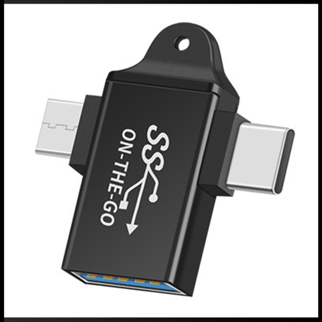 Đầu Chuyển Đổi Otg Type-c / micro Usb 2 Trong 1 Đa Năng Cho Android