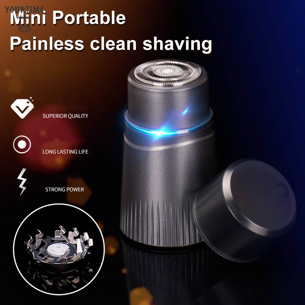 Máy Cạo Râu Mini Lâu Trôi Kèm Sạc USB Tiện Dụng Mang Theo Du Lịch Cho Nam