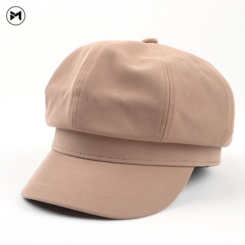 Mũ Beret Lưỡi Vịt Viền Cứng Phong Cách Anh Quốc Thời Trang Mới 2023