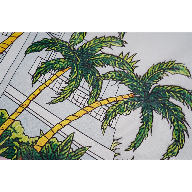 Ca-sa &amp; Blanca * Áo Thun Tay Ngắn Thời Trang Mới Nhất Phiên Bản Nhiệt Đới Đã Kết Thúc Dfhrg