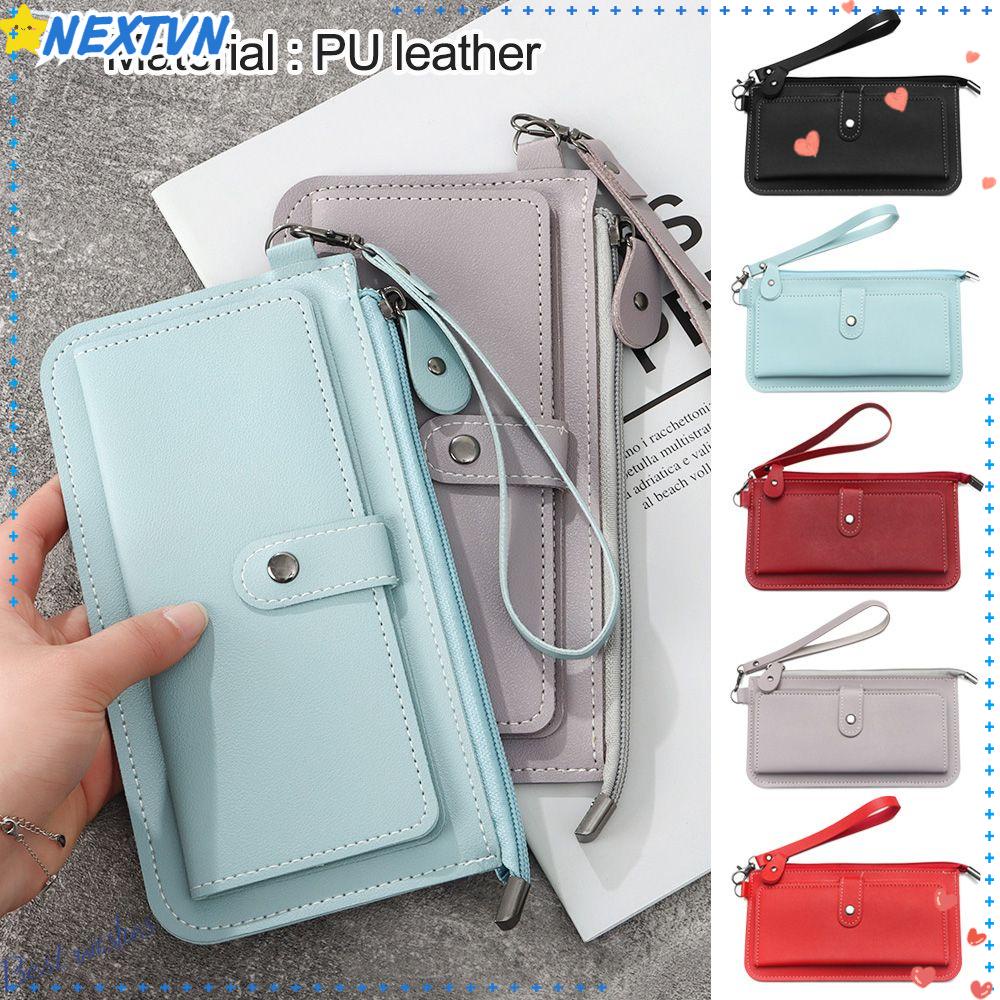 Ví Dài Đựng Thẻ Và Tiền Xu Có Khóa Kéo Thời Trang Cho Nữ