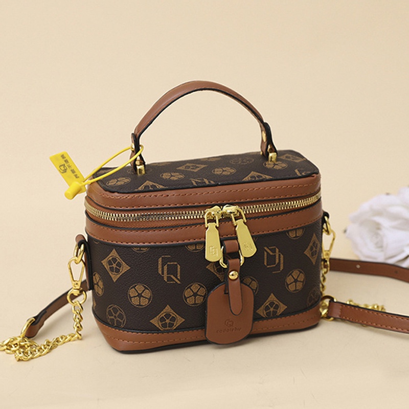Túi Đựng Mỹ Phẩm Cỡ Nhỏ In Họa Tiết Kiểu retro Thời Trang Cao Cấp Cho Nữ