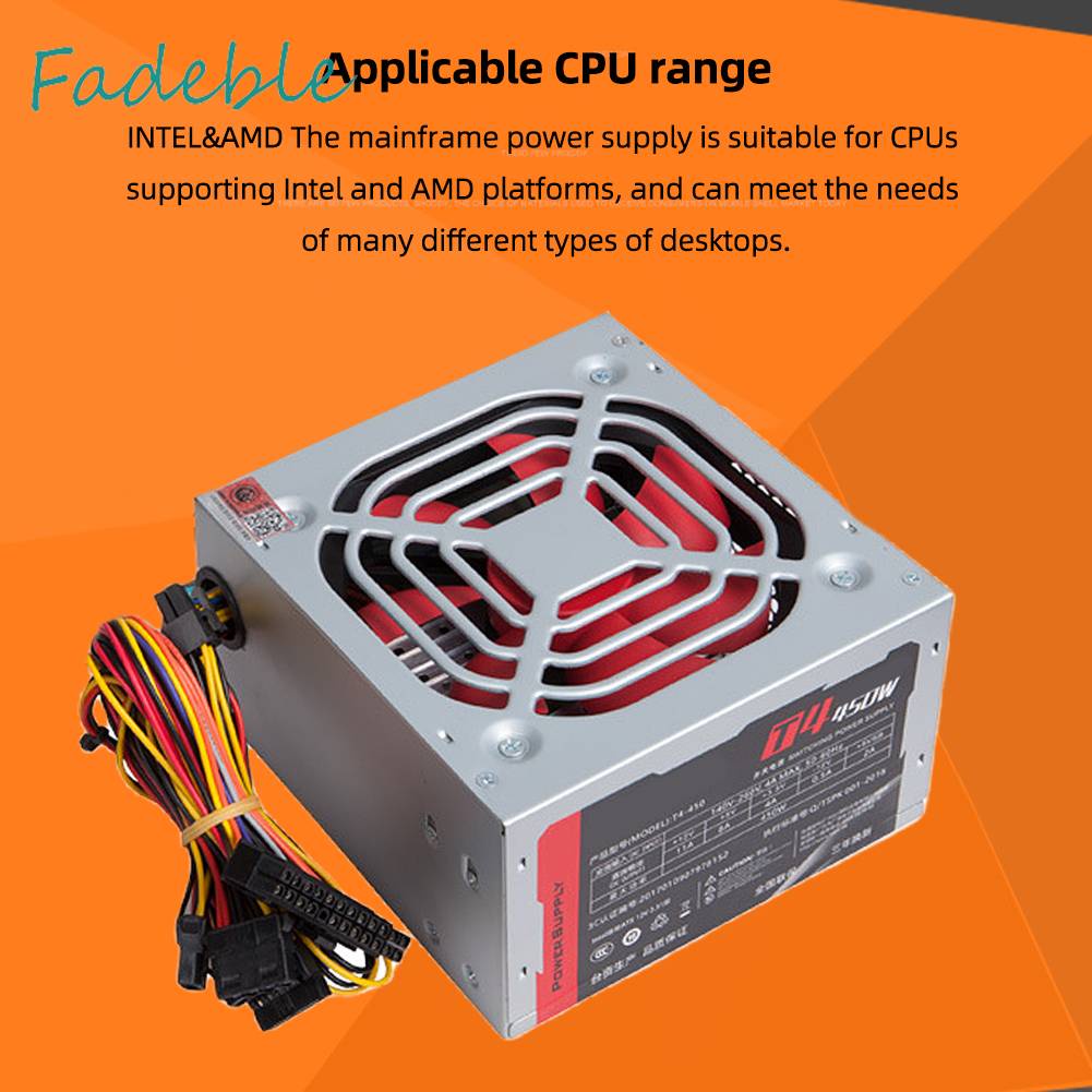 Nguồn ĐiệN 200W ATX 450W 4Pin 2 SATA Cho MáY TíNh