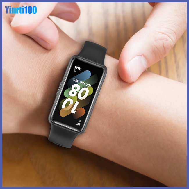 Dây Đeo Thay Thế Chất Liệu Silicon Màu Trơn Phong Cách Thể Thao Cho Huawei Band 7