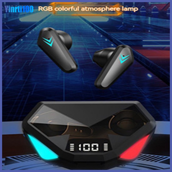 1 Cặp Tai Nghe Chụp Tai X15S TWS Bluetooth 5.0 Không Dây Hiệu Quả Thấp Màn Hình Cảm Ứng Kỹ Thuật Số