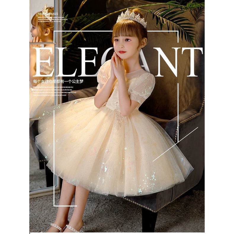 Đầm Công ChúA Dự TiệC Piano Cho Bé GáI