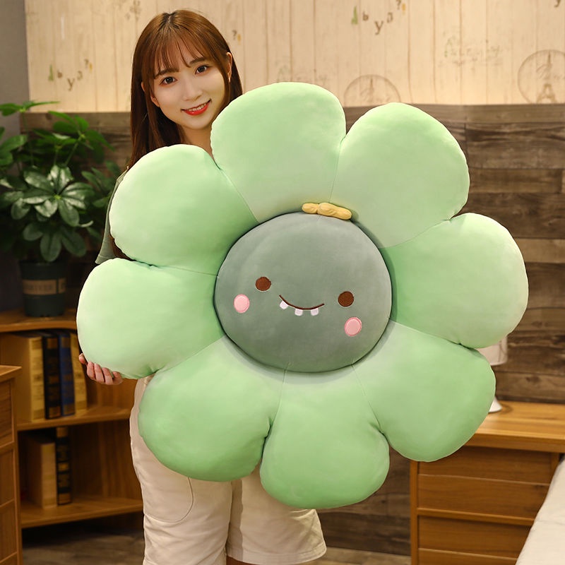 Đệm Tatami Tròn Dày Lót Sàn / Ban Công / Phòng Ngủ / Phòng Khách Hình Bông Hoa Xinh Xắn