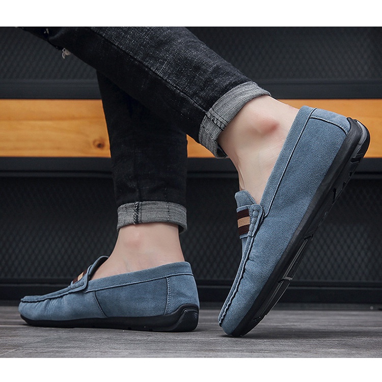 Giày Lười Canvas Chống Trượt Thoáng Khí Thời Trang Cho Nam