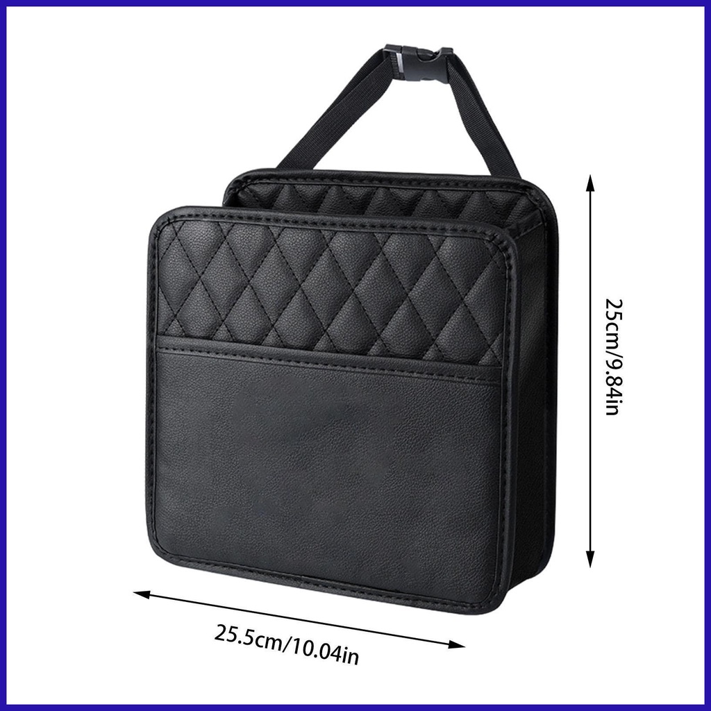 Túi Da PU Đựng Đồ Dùng Gắn Lưng Ghế Xe Hơi Chống Mài Mòn Trang Trí Nội Thất