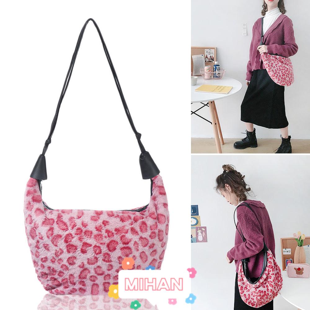 Túi Đeo Chéo Cỡ Lớn Họa Tiết Da Báo MIHAN1