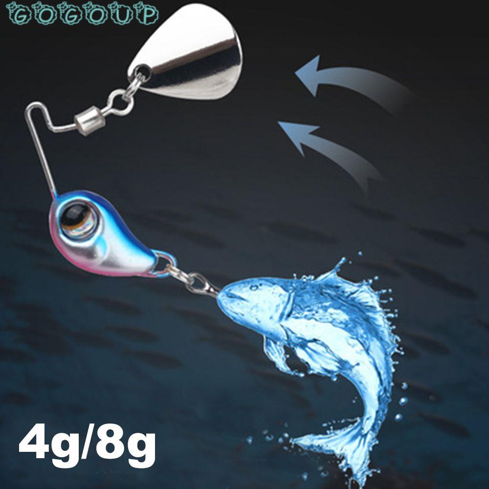 Mồi Câu Cá Giả Bằng Kim Loại Rung Trọng Lượng 4g / 8g