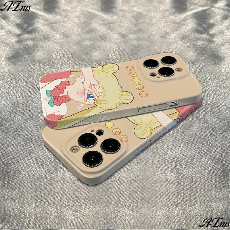 Ốp Điện Thoại Họa Tiết Thủy Thủ Mặt Trăng Chống Sốc Cho Iphone 136In Plus 14 Pro 78 max 1211 5Ih