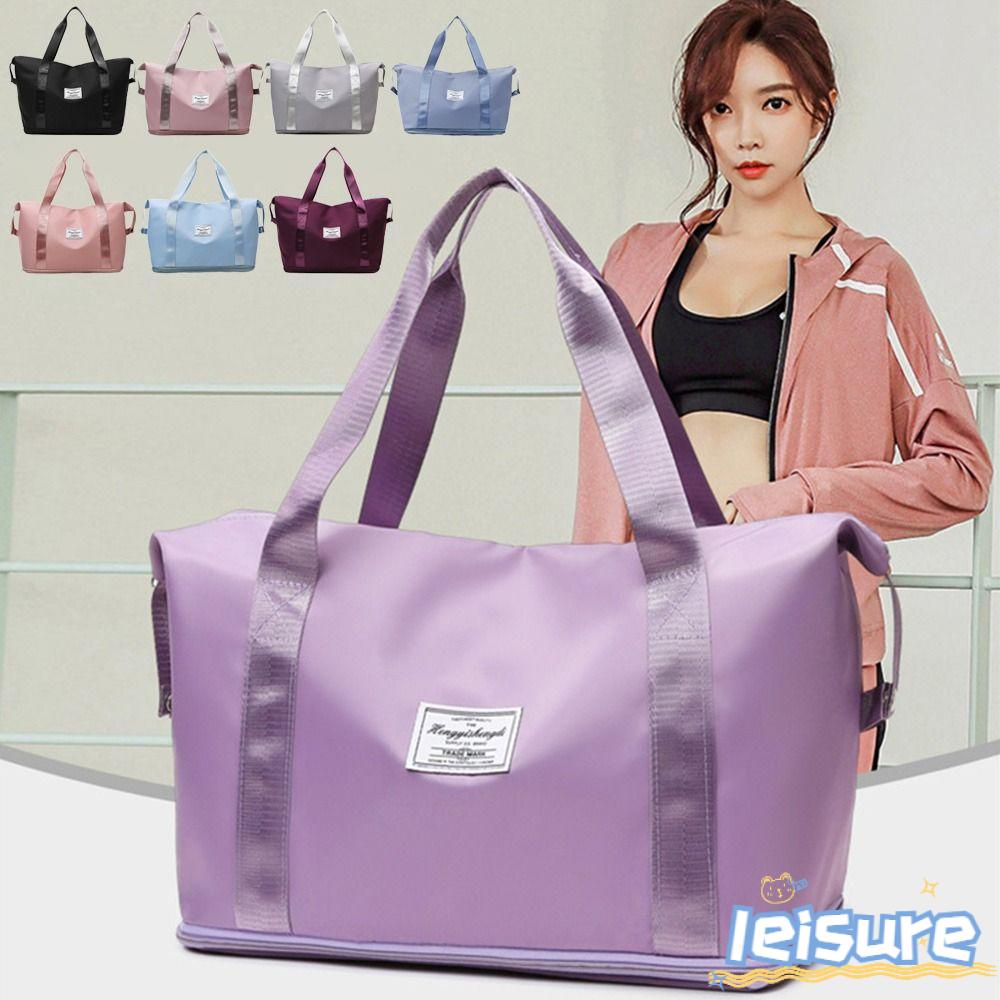 Set Túi Xách Tay / Đeo Chéo Vai Sức Chứa Lớn Có Thể Gấp Gọn Dùng Khi Tập Gym / Du Lịch