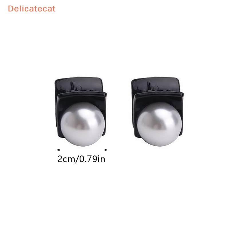 Kẹp Tóc Hình Nơ Mini Đính Ngọc Trai Dễ Thương Cho Nữ