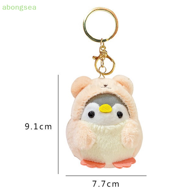 Móc Khóa Hình Chim Cánh Cụt Nhồi Bông Đáng Yêu