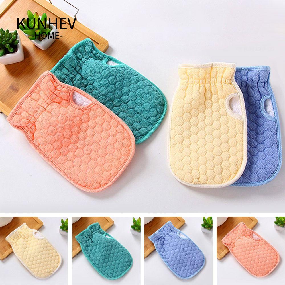 KUNHEV Set 2 Khăn Tắm Mát Xa Tẩy Tế Bào Chết Cho Da