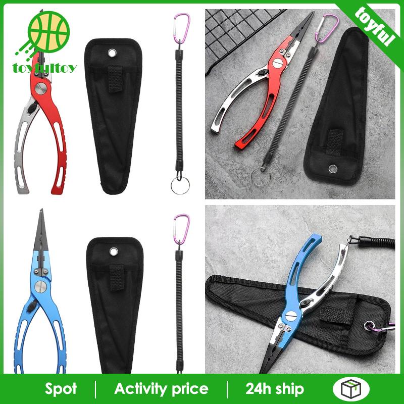 Kìm Gỡ Lưỡi Câu Cá Trọng Lượng Nhẹ Kèm Túi Đựng Tiện Dụng