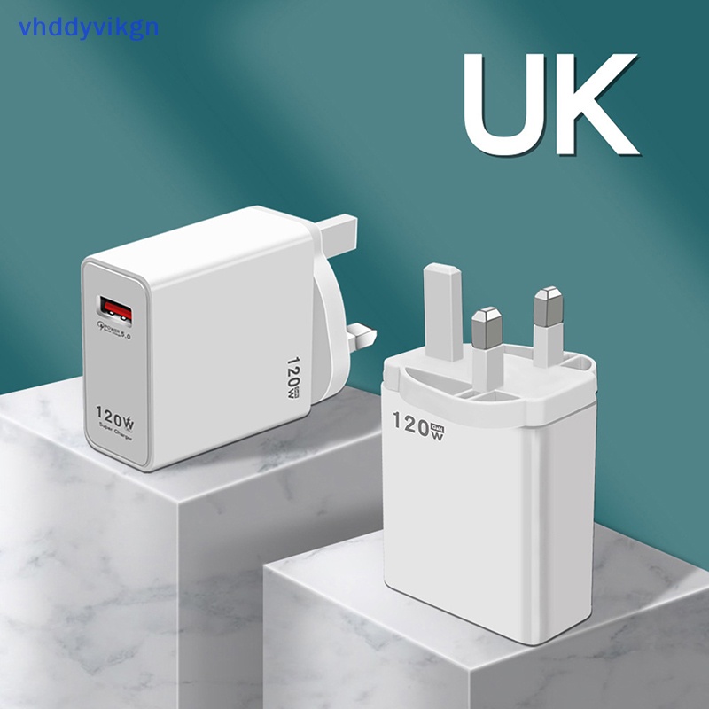 Bộ Sạc Nhanh VHDD 120W USB Chuyên Dụng Cho iPhone Xiaomi Samsung