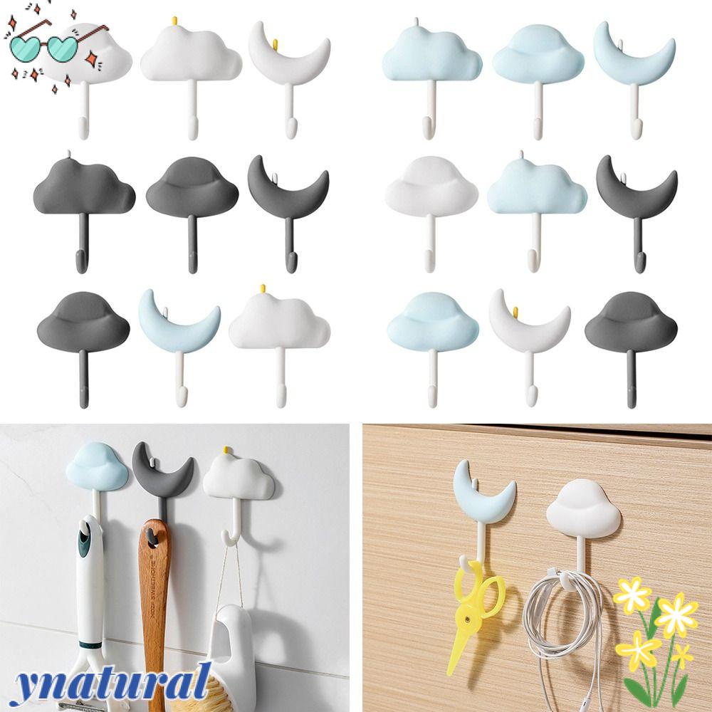 Set 3 Móc Treo Đồ Dán Tường Tiện Dụng Cho Phòng Tắm