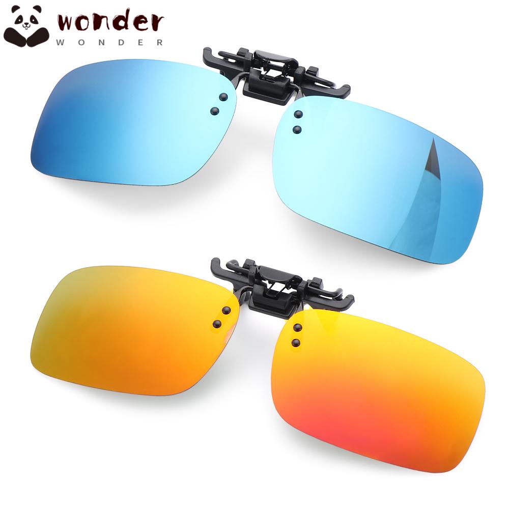 WONDER Kính Râm Chống Tia UV400 Có Kẹp Tiện Dụng Hỗ Trợ Tầm Nhìn Ban Đêm