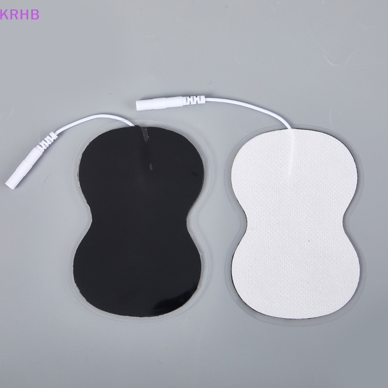 Set 2 Miếng Đệm Điện Cực Bằng Vải Không Dệt Tự Dính 5.8 X 9Cm Cho Máy Kỹ Thuật Số Mới