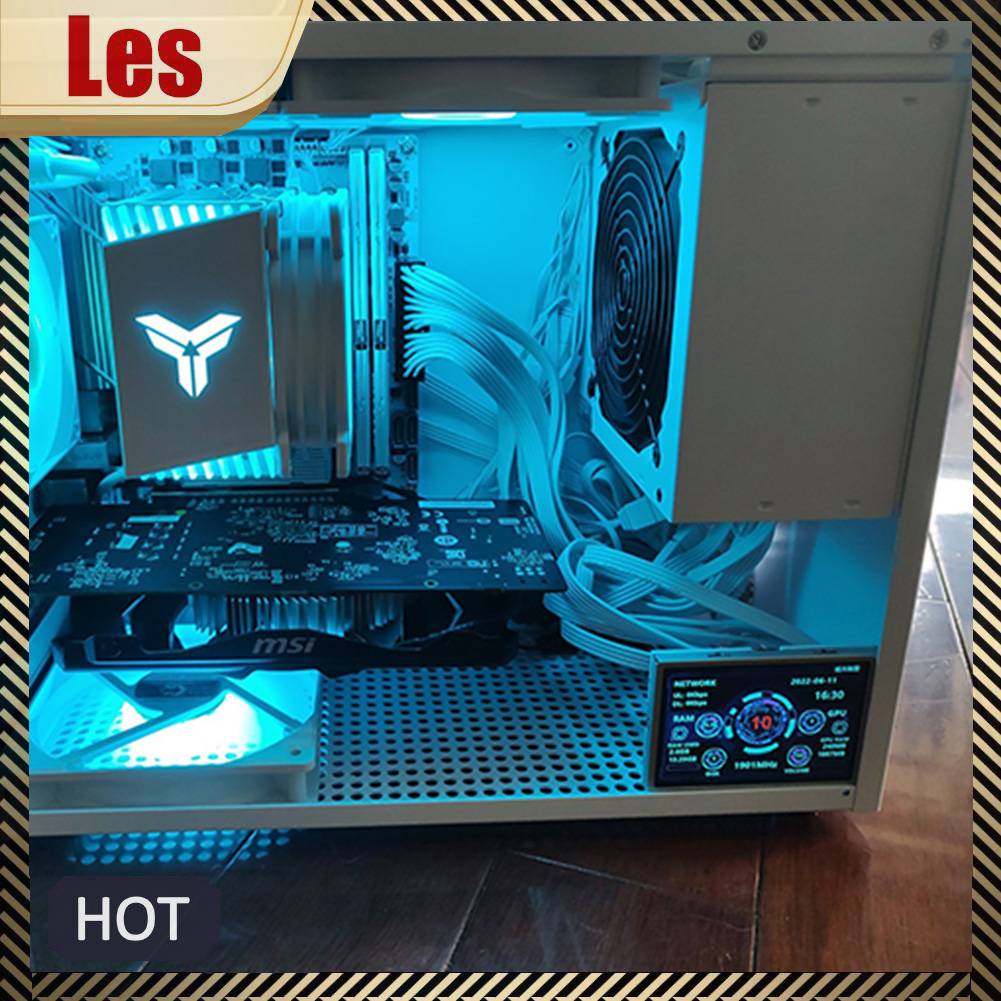 Màn Hình Hiển Thị Hai Cổng USB Loại C CPU GPU RAM HDD Cho Máy Tính