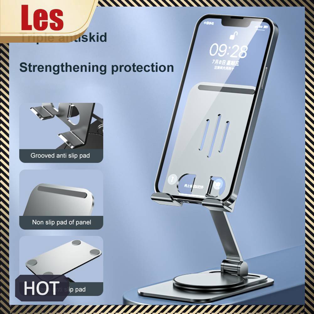 Giá Đỡ Điện Thoại Di Động Bằng Hợp Kim Nhôm Có Thể Gập Lại