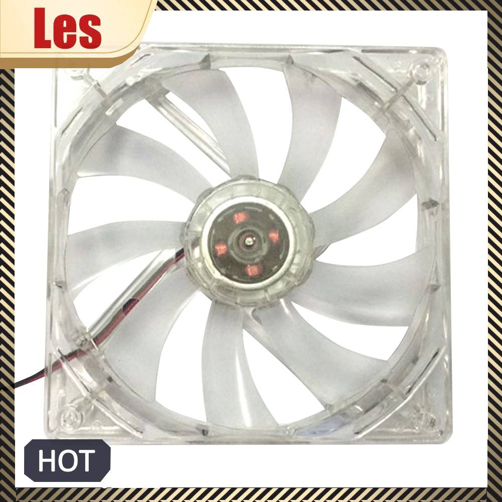 Quạt TảN NhiệT ĐèN LED Đỏ 12cm 120mm 12V 4Pin Cho PC