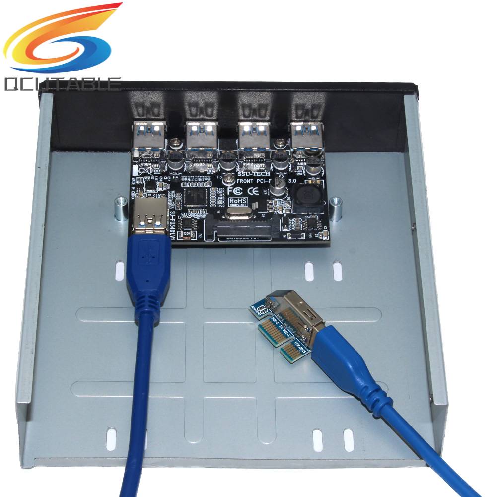 Thẻ Mở Rộng SSU FU3401 PCI-E Sang 4 Cổng USB 3.0 PCI Cho Máy Tính Bàn