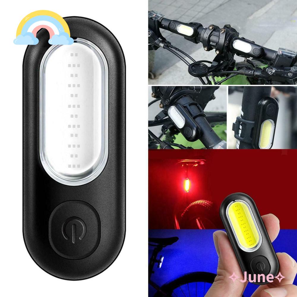 JUNE Đèn COB Gắn Đuôi Xe Đạp Sạc USB